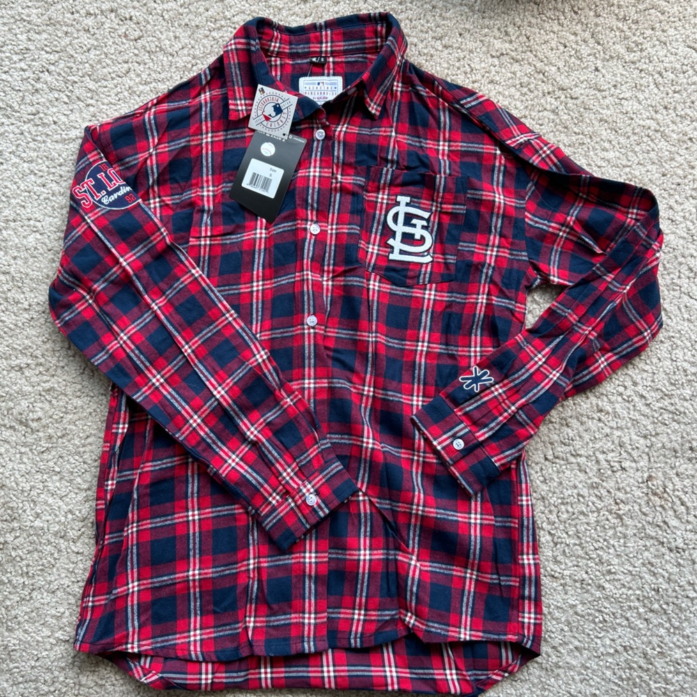 Genuine Merchandise STL Cardinals Button Down Shirt - NWT!